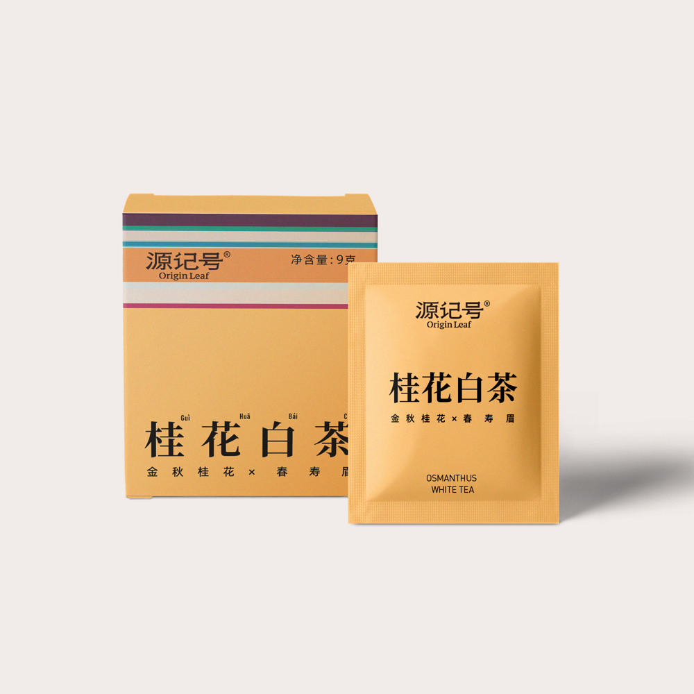 Osmanthus White Tea 90g（3g×30pcs）White Tea ShouMei With Rich Floral Flavor